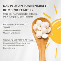 Vitamin D3 + K2