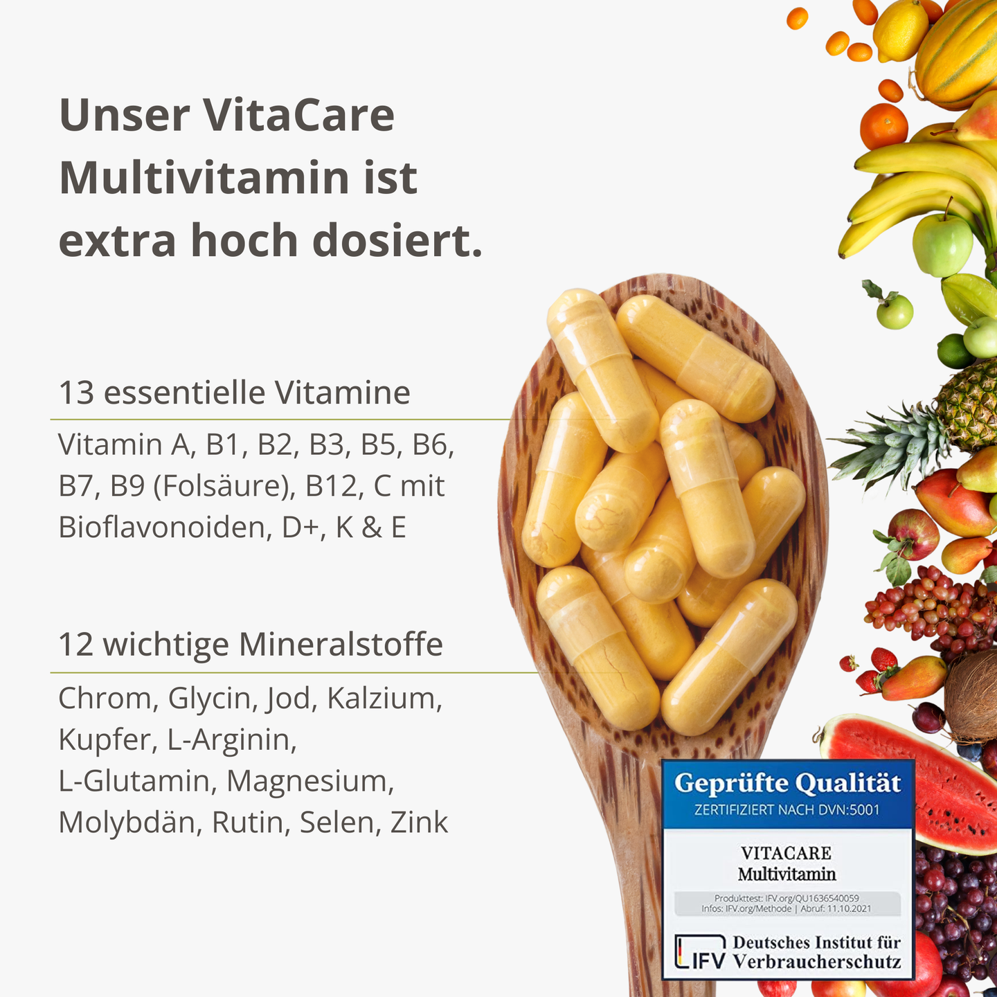 Complex Multivitamin - mit 25 Vitaminen & Mineralien