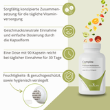 Complex Multivitamin - mit 25 Vitaminen & Mineralien