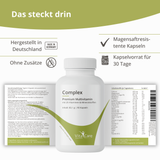 Complex Multivitamin - mit 25 Vitaminen & Mineralien