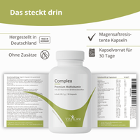 Complex Multivitamin - mit 25 Vitaminen & Mineralien