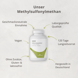 MSM 1.000 mg – Reine organische Schwefelverbindung