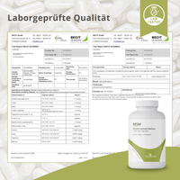 MSM 1.000 mg – Reine organische Schwefelverbindung