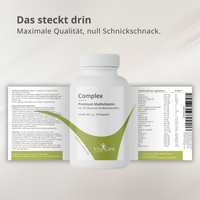 Complex Multivitamin - mit 25 Vitaminen & Mineralien