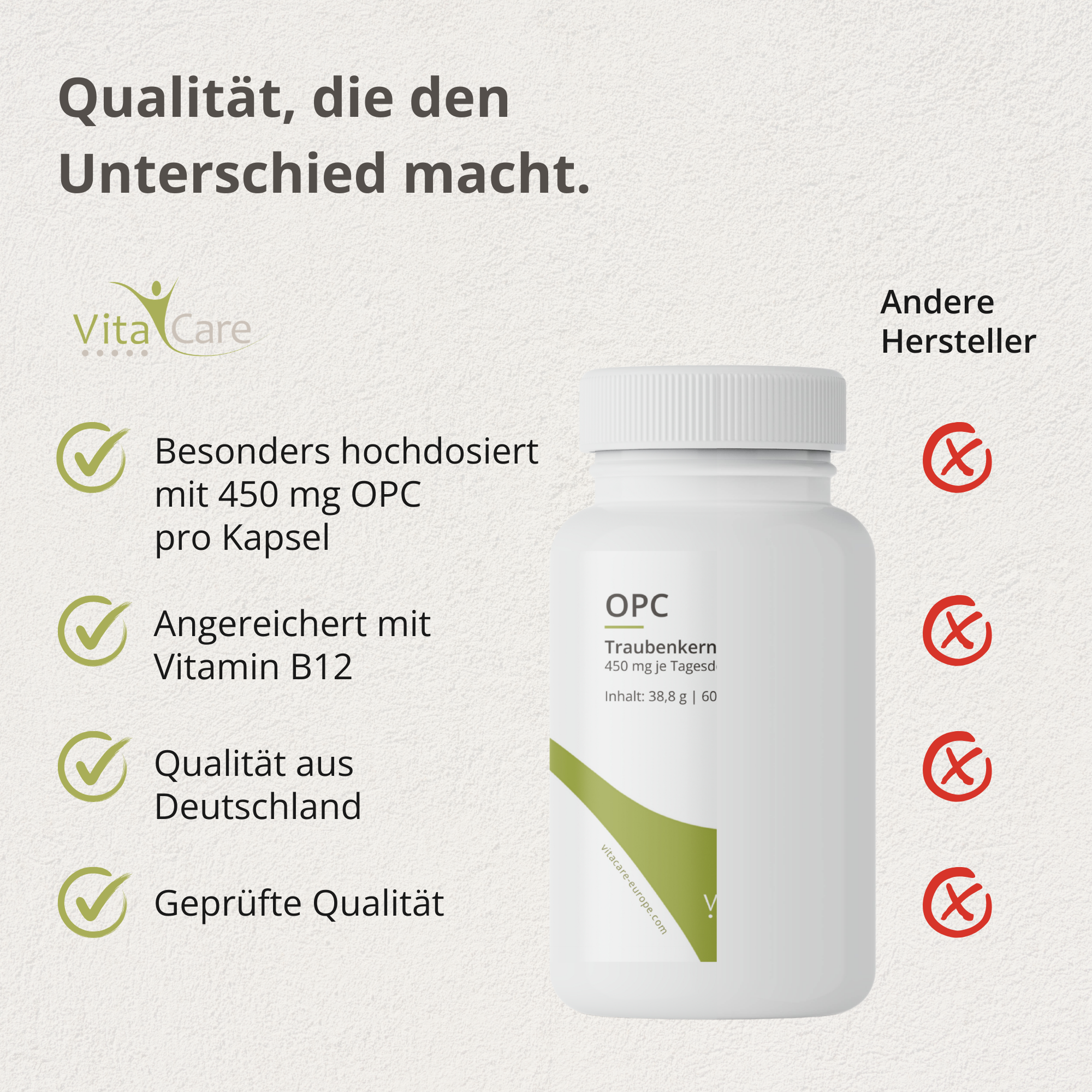 OPC Traubenkernextrakt – Antioxidativer Zellschutz