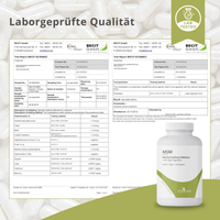 MSM 1.000 mg – Reine organische Schwefelverbindung
