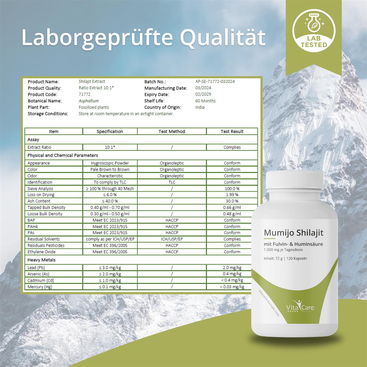 Mumijo Shilajit – Traditionelles Naturharz aus dem Himalaya