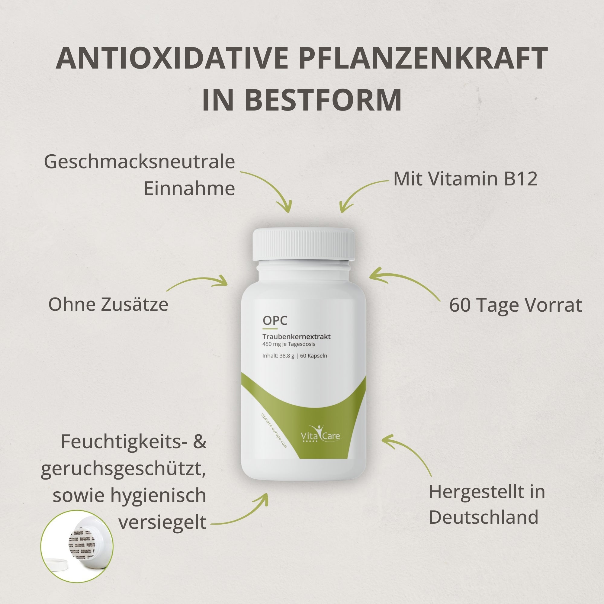 OPC Traubenkernextrakt – Antioxidativer Zellschutz