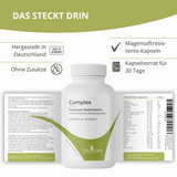 Immun Pro Set - Omega 3, Vitacare Complex, Vitamin D3+K2 (MK7 All-trans) Kapseln - hochdosiert für deinen Alltag