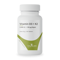Vitamin D3+K2 - 5000 I.E. Tabletten